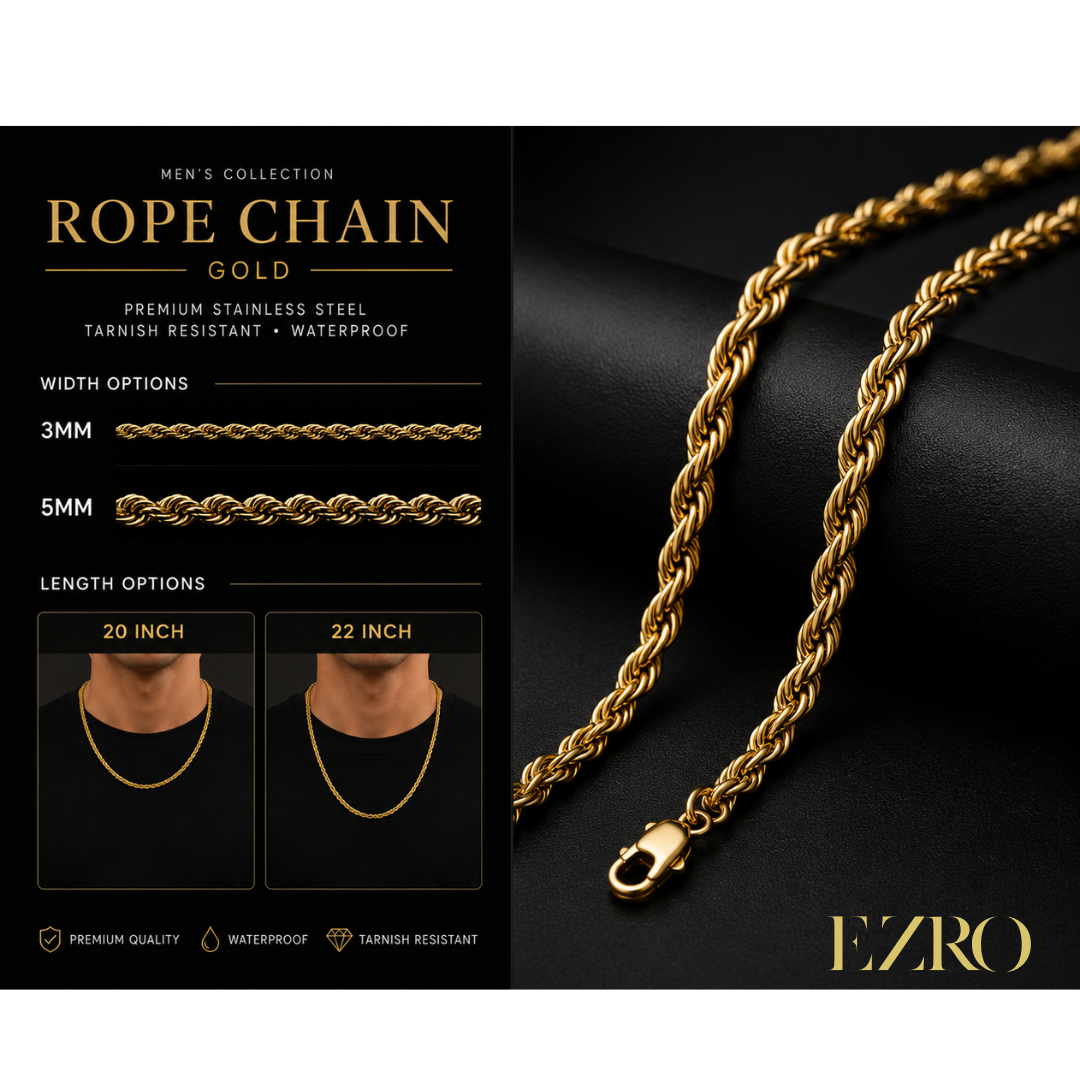 Rope Chain Minimalistic Gold