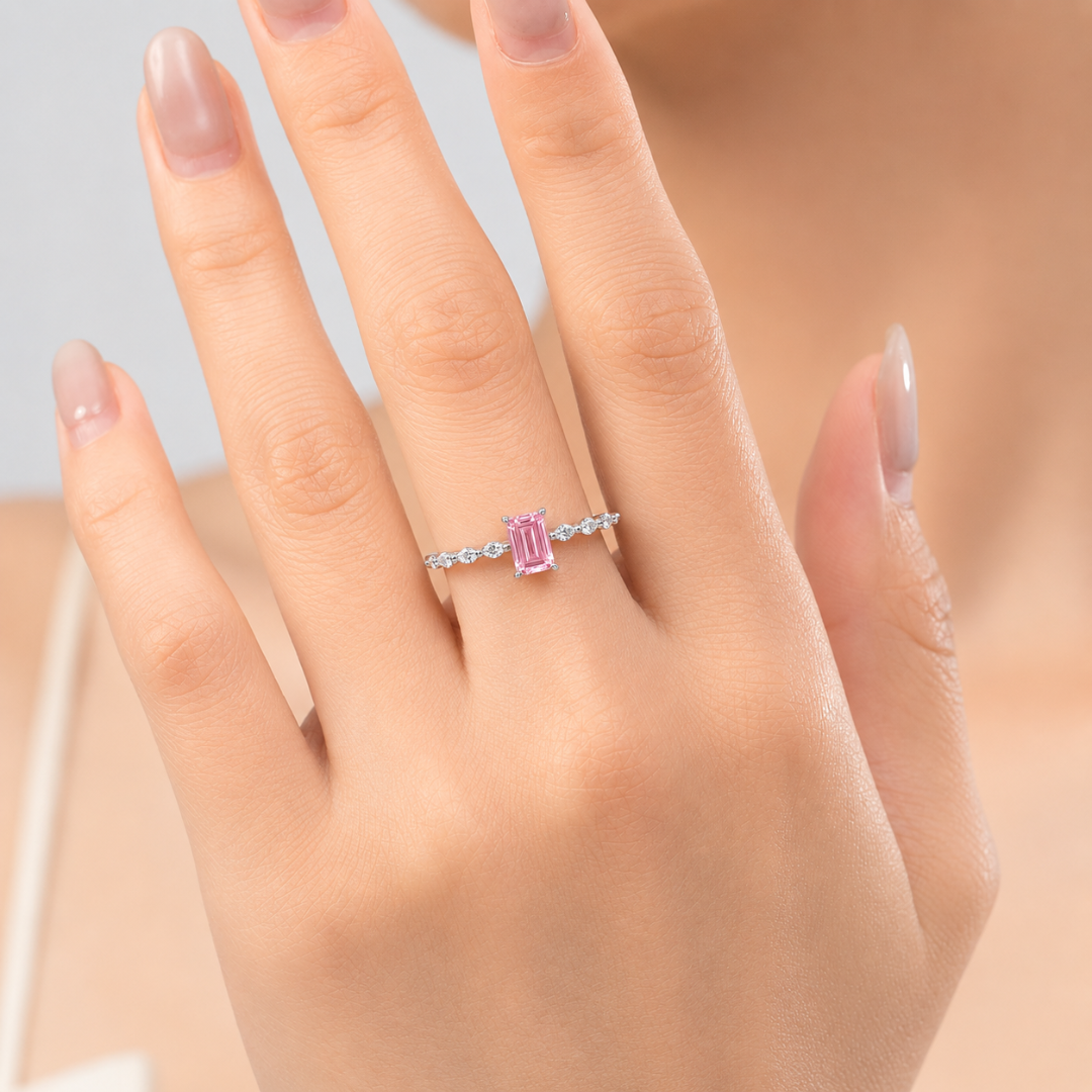 Pink Stone Ring