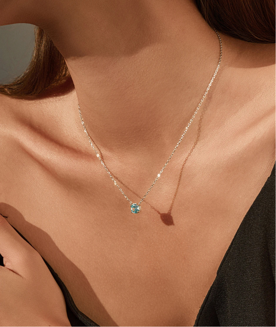 Rose Azure Necklace