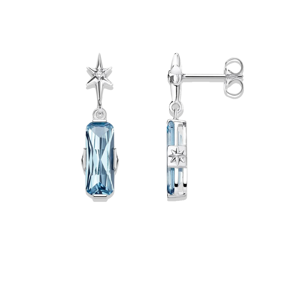 Luna Blue Studs