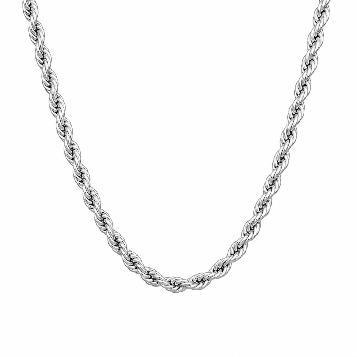 Rope Chain Minimalistic Silver