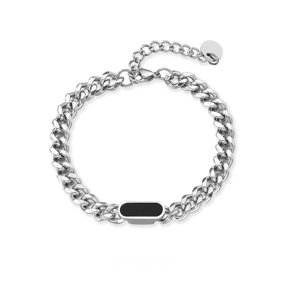 Onyx Pill Bracelet