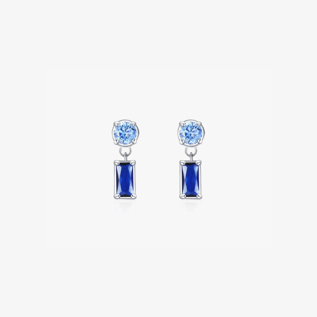 Sapphire Drift Earrings