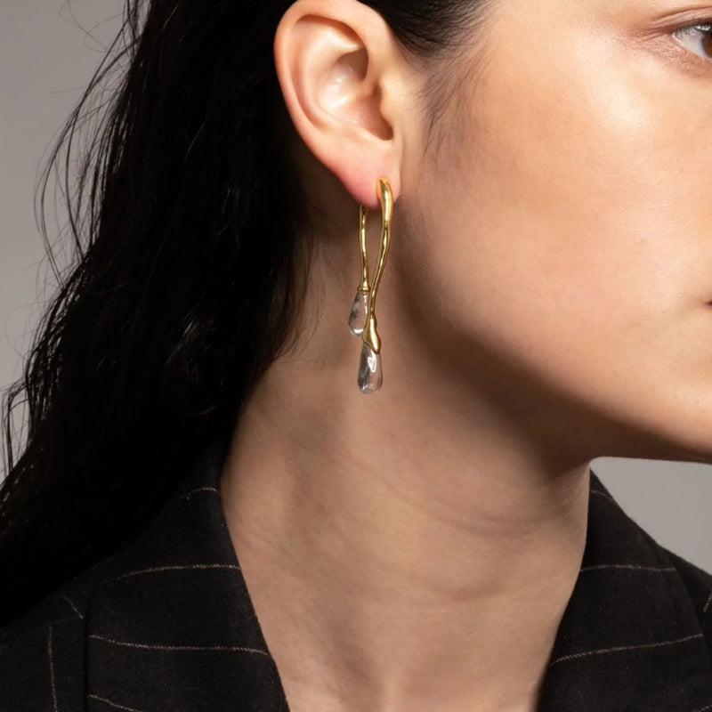 Twin drop Earring