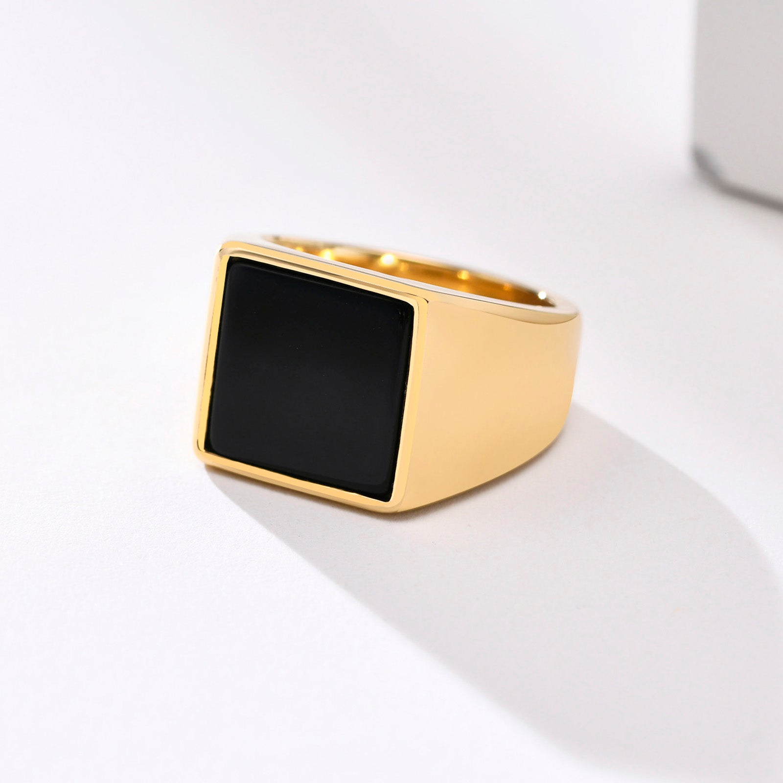 Square up Gold Ring