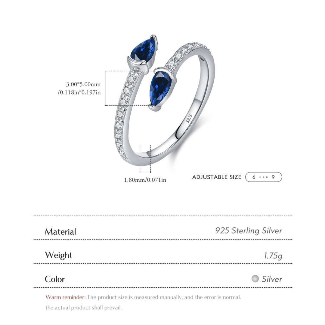Sapphire Embrace Ring