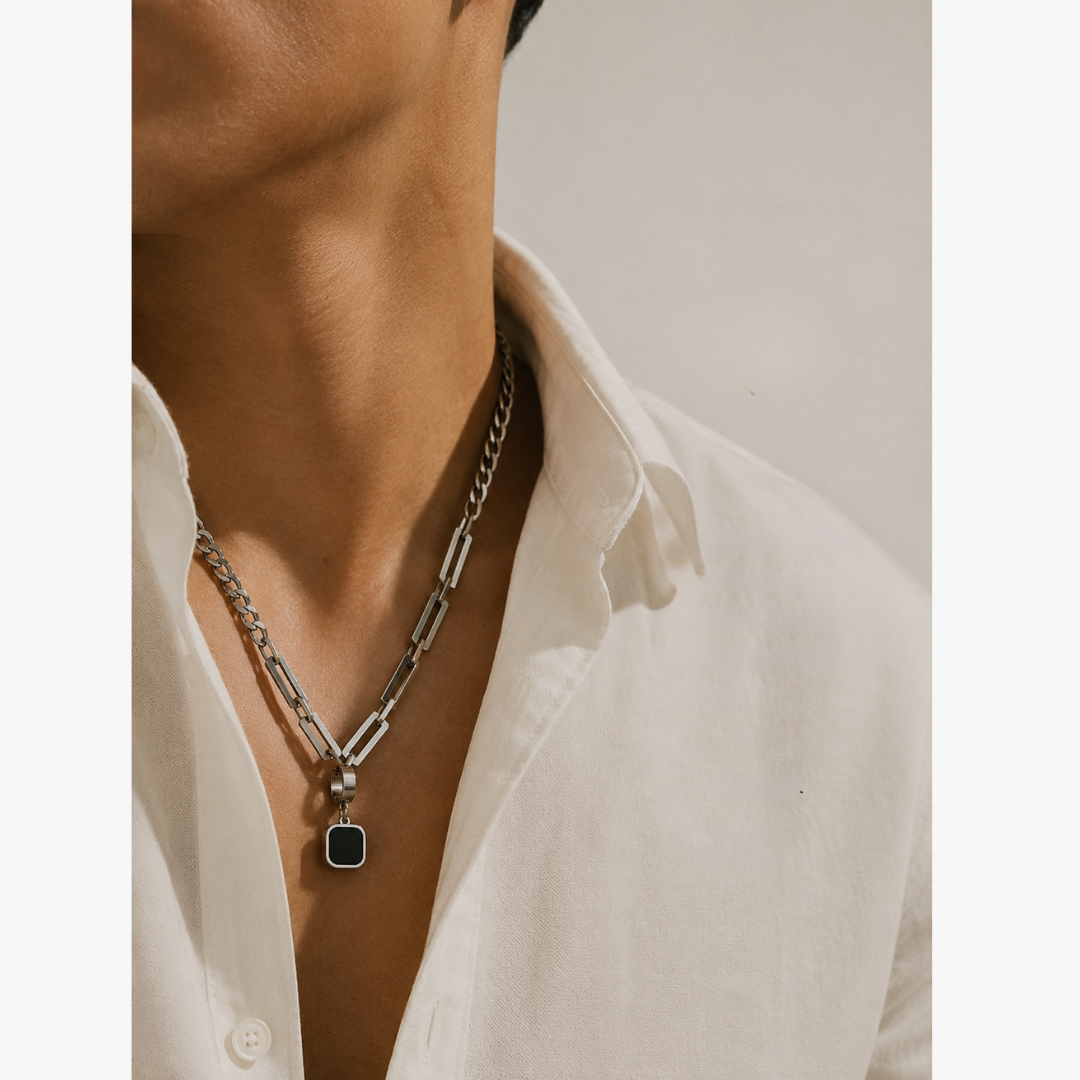 Onyx Link Chain