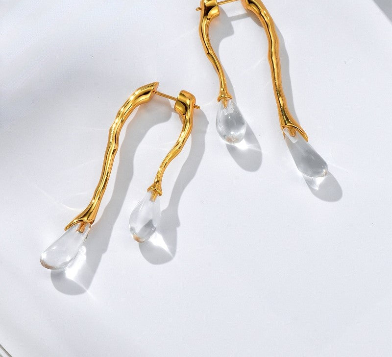 Twin drop Earring