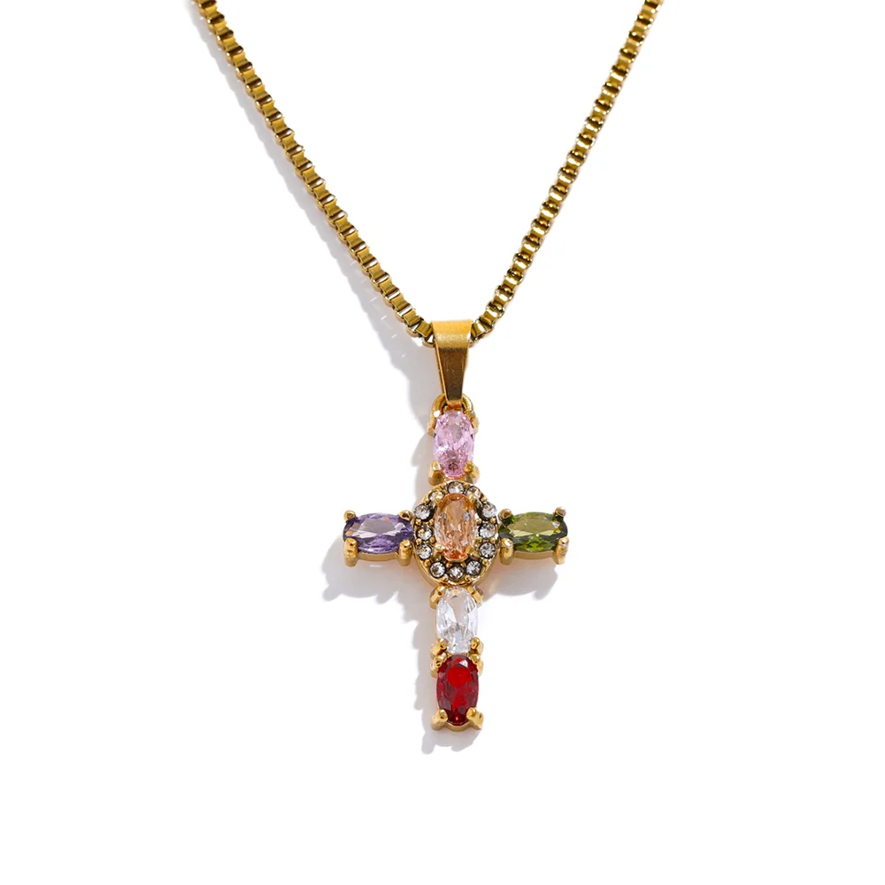 Magnifique Crucifix Pendant (Gold)