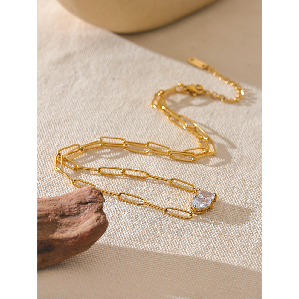 Gem Link Necklace