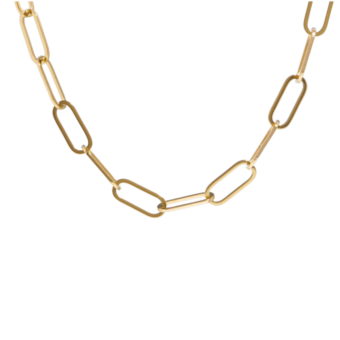 PaperClip Chain(Gold)