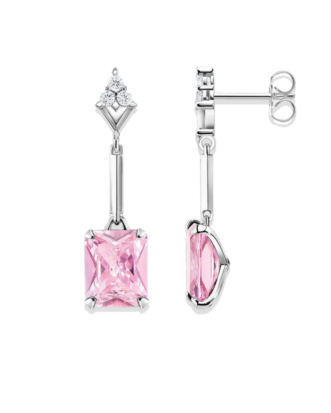 Rosé Frosted Earring