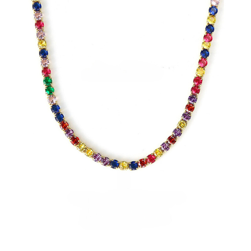 Rainbow Tennis chain