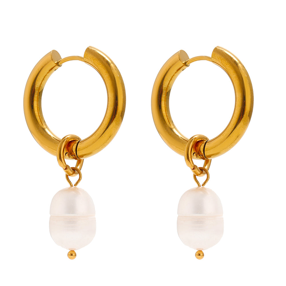Clean Pearl Hoop