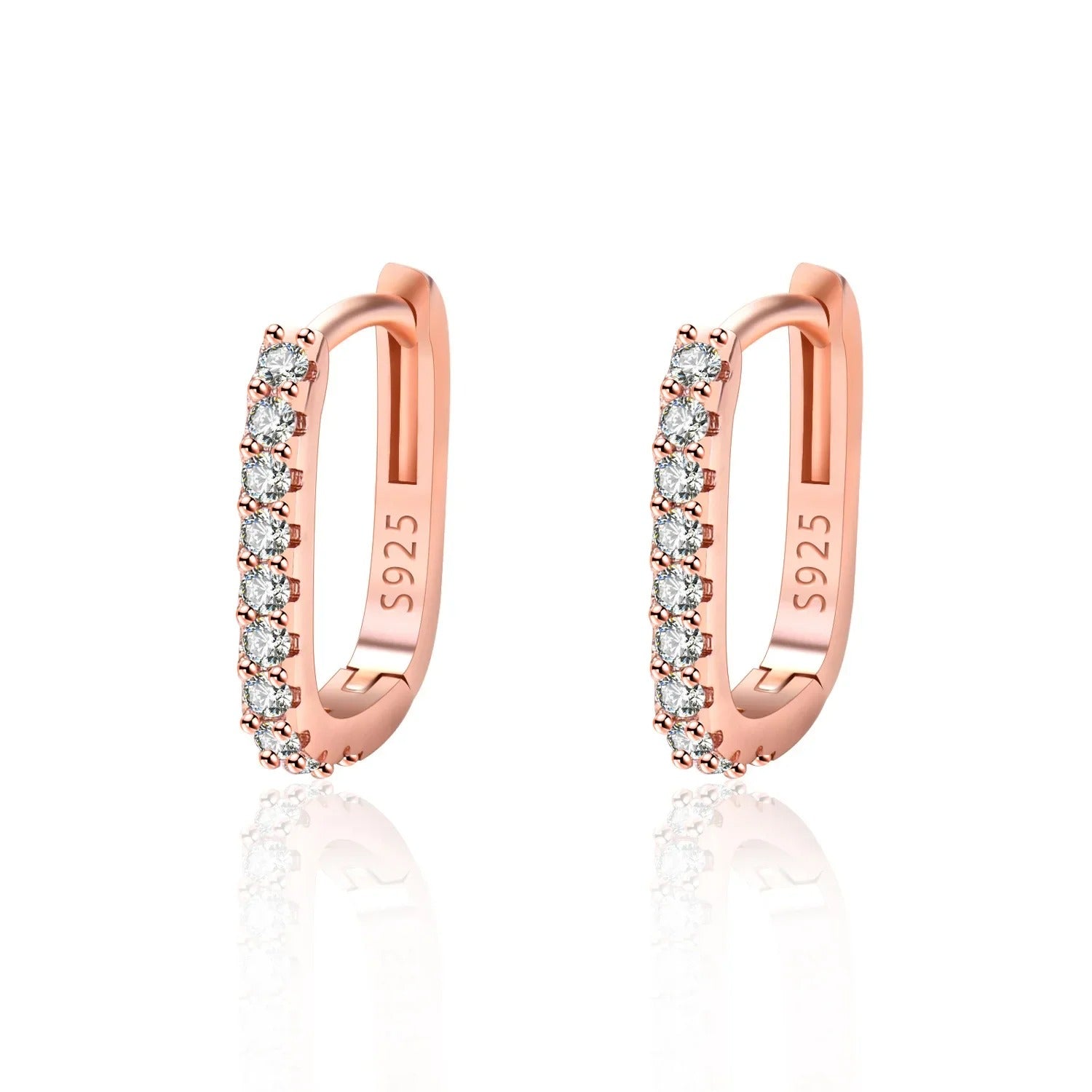 Frost Drop Earrings (Rose)