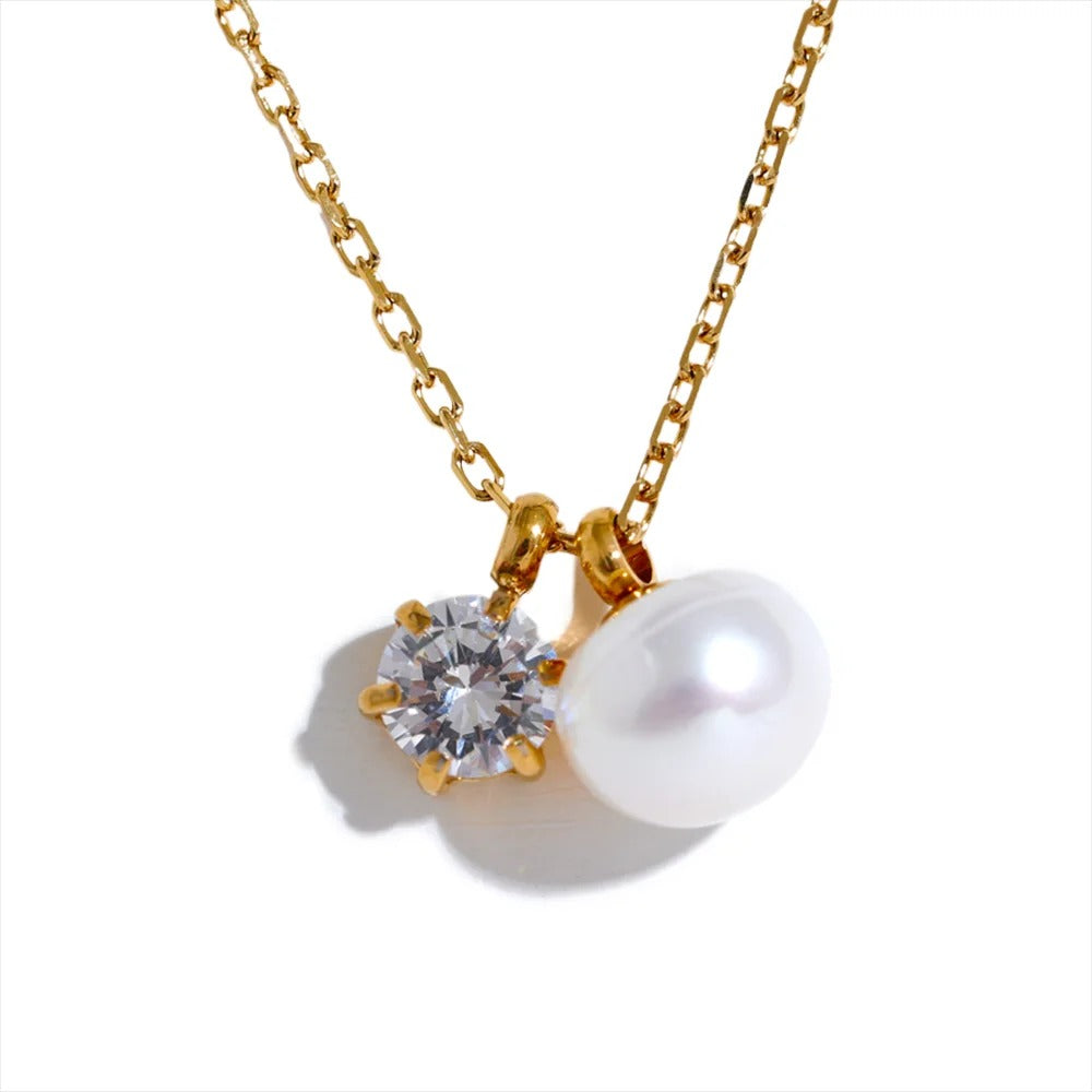 Pearl Gem Necklace