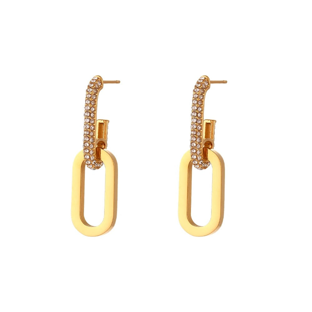 Clip Earring (White)