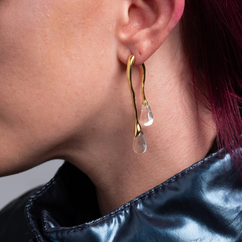 Twin drop Earring