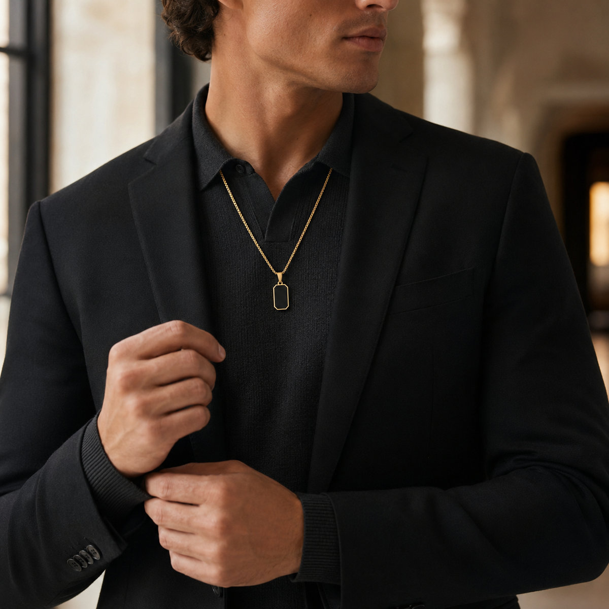 Onyx Gold Chain