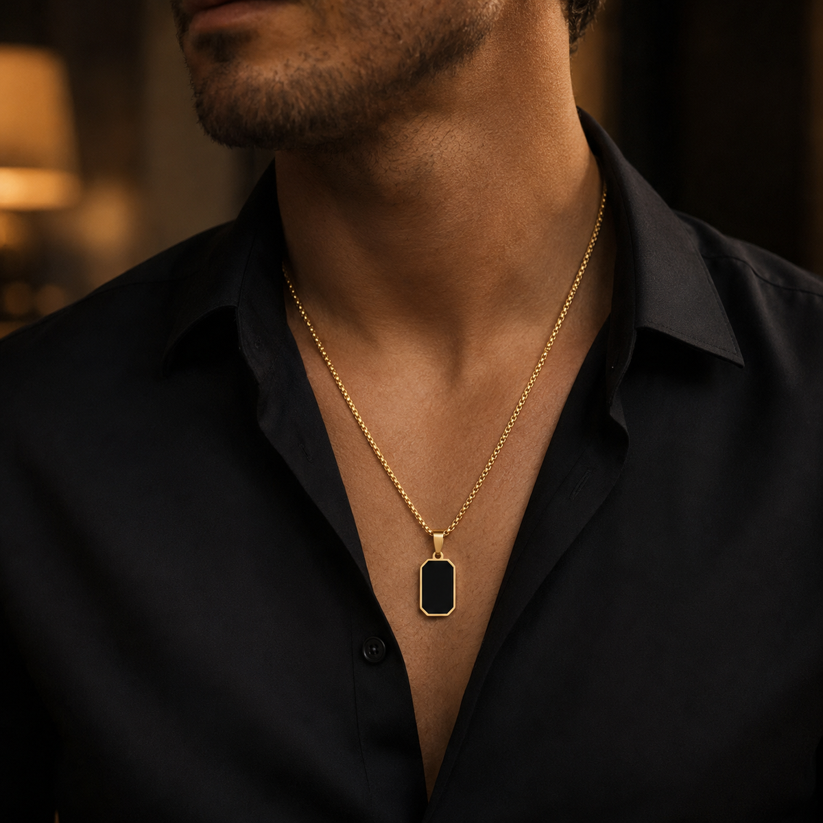 Onyx Gold Chain