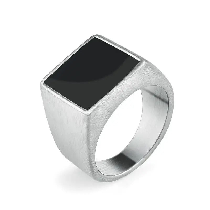 Square up Silver Ring
