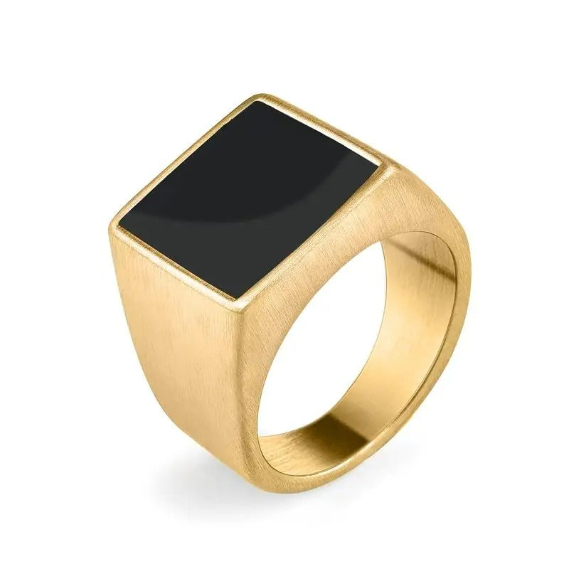 Square up Gold Ring